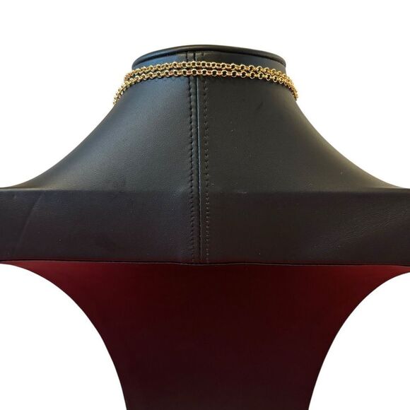 Adorable Large Red Enamel & Faux Pearl Heart Pendant Necklace - Picture 6 of 9